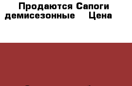 Продаются Сапоги демисезонные  › Цена ­ 6 000 - Самарская обл., Тольятти г. Одежда, обувь и аксессуары » Женская одежда и обувь   . Самарская обл.